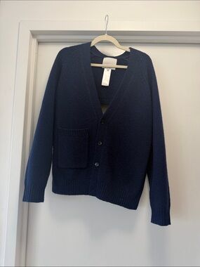 Tibi: Soft Lambswool Half Cardigan